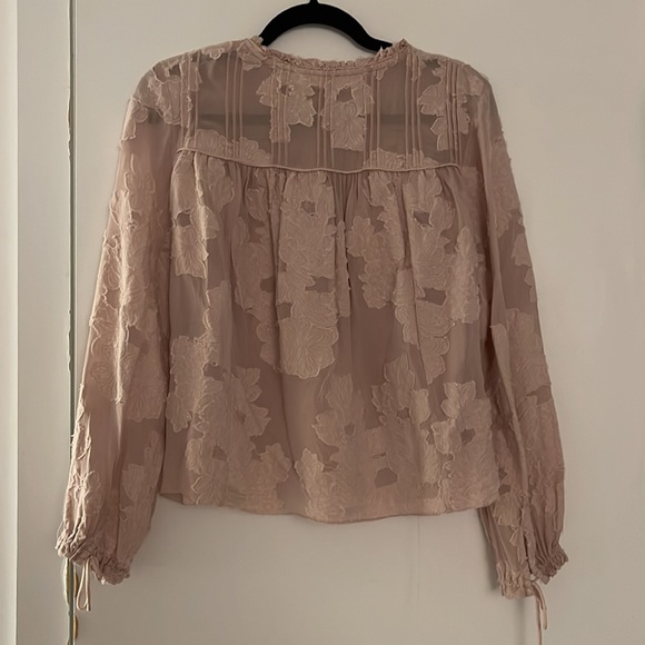 Pink floral Wilfred blouse - Picture 2 of 3